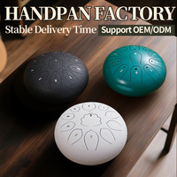 Tambor Ethereal/Handpan de 10 pulgadas y 11 notas: alta resonancia, fuerte fábrica personalizada y pedidos a granel