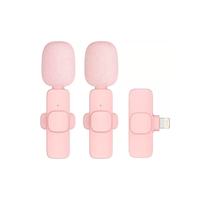 Microphone Lavalier Sans Fil à Réduction de Bruit avec SNR de 100 dB, Plug-and-Play pour iPhone, TikTok, YouTube et Diffusion en Direct