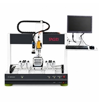 Machine de vissage visuel de bureau à double station, avec positionnement CCD, tournevis servo intelligent et garantie 1 an