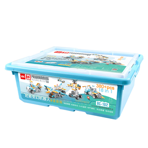 Bán Buôn 380Pcs 18 Trong 1 BC-102 Phiên Bản Bằng Giọng Nói Ứng Dụng Điều Khiển Lập Trình Robot RC Xe Xây Dựng Gạch Đồ Chơi Cho Trẻ Em - Product Image 1