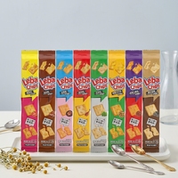 Chips de pommes de terre cuites au four, sans graisses trans, saveur originale, snack de supermarché doré, vente en gros, en vrac, direct usine, MOQ, pour fêtes d'enfants