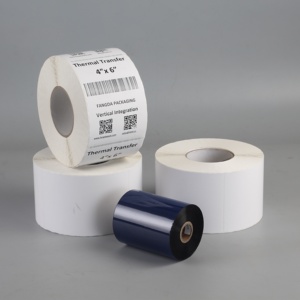 Dễ vỡ cảnh báo nhiệt CuộN ttr dính Sticker nhãn giấy cho bao bì cho nhiệt cuộn nhãn - Product Image 6