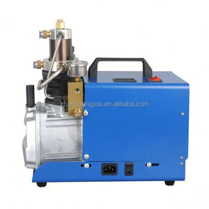 Pompe à air électrique monocylindre compacte 30MPA haute pression refroidie par eau avec réservoir 80L et composant moteur intelligent pour gonflage - Product Image 5