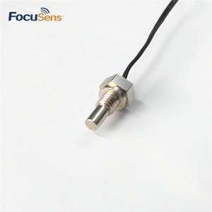 Kabel tahan air Kelas B PT100 Probe <span class=keywords><strong>3</strong></span> kawat pemanas BSP 1/4 boiler <span class=keywords><strong>Sensor</strong></span> suhu dengan kabel kustom - Product Image 2