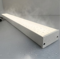 Éclairage linéaire LED encastrable continu IP65 étanche avec driver sans scintillement pour l'éclairage industriel des entrepôts et usines