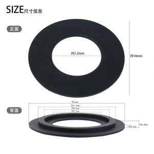 Aojiele <b>Toilet</b> Seal Ring 14mm Silicone Leak Proof For RV Bathroom <b>Accessories</b> - Product Image 1