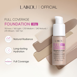 Fond de teint Laikou Matte Vegan à couvrance totale, fini soyeux et lisse, <span class=keywords><strong>base</strong></span> de maquillage pour le <span class=keywords><strong>visage</strong></span> - Product Image 2