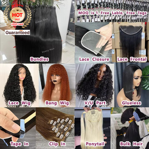 ผมถักเปียสไตล์โบฮีเมียน ผมลอนลึกแบบเป็นช่อ ผมหยิกแบบเป็นล็อค ผมถักโครเชต์แบบโบฮีเมียน ต่อผมแท้ - Product Image 5