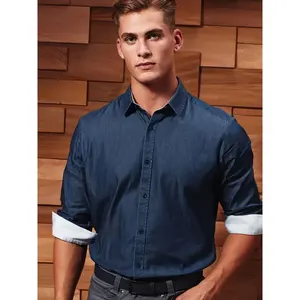 Camicia in denim a pois da uomo - Merchandising aziendale - Product Image 3