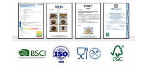 Planche à découper en bloc <span class=keywords><strong>de</strong></span> boucher en bois d'acacia Grande planche à découper en bois <span class=keywords><strong>de</strong></span> noyer Pieds antidérapants Jus Groove Cheese Food Service Box - Product Image 4