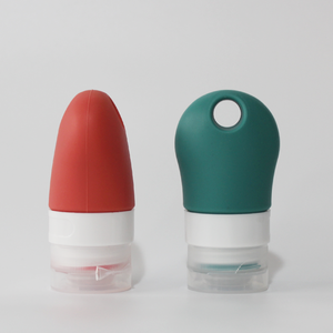 Environmentally friendly silicone travel sub-bottling set portable shampoo and shower gel squeezable <b>empty</b> <b>bottle</b> - Product Image 3