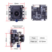 Módulo de Cámara de Visión Artificial con Reconocimiento Facial Infrarrojo USB 1080P IR CUT PS5268 3.6mm 100, Sensor CMOS, Alcance de 8m, Multi-OS