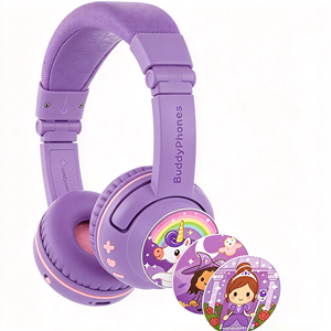 Casque pour enfants BuddyPhones, écouteurs sans fil Bluetooth, bandeau réglable léger pour enfants - Product Image 1