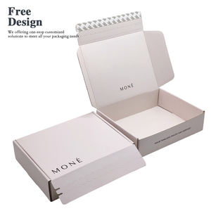 Kotak Kardus Pengiriman Bergelombang E Flute Beige Pabrik Grosir, Kemasan Karton, Kotak Pengiriman Kustom dengan Logo - Product Image 1