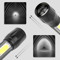 Portable COB + XPE USB Rechargeable LED Torche Mini 3 Modes D'éclairage Lampe De Poche pour Camping En Plein Air Mini Lampe De Poche Led