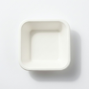 ภาชนะใส่อาหารแบบใช้แล้วทิ้งทำจากชานอ้อยสีขาวย่อยสลายได้ทางชีวภาพสำหรับงานจัดเลี้ยงงานกิจกรรมคาเฟ่และงานบริการอาหาร - Product Image 3