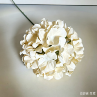 Lukisan Minyak Bunga Hydrangea Sutra Imitasi Tanpa Daun Bunga Buatan Berkualitas Tinggi Pernikahan Natal Halloween Hari Valentine Dapat Disesuaikan