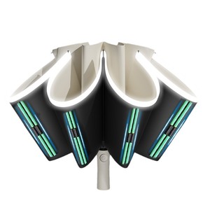 Sunday 24 xương hoàn toàn tự động cổ điển ba lần gấp ngược ô của phụ nữ nắng mưa kép sử dụng gấp nam chống gió - Product Image 1