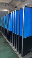 Panel tampilan Led/Led layar sentuh 4k 55 inci dalam/luar ruangan Android Totem iklan stan iklan Digital