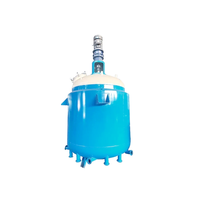Réacteur à enveloppe émaillée en verre, chauffage électrique, haute pression, à flux direct, pour réactions chimiques, prix usine