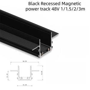 Faretto LED Ultra Sottile su Binario Magnetico 48V, Illuminazione Direzionale e Diffusa, Griglia Pieghevole, Luci Principali Nere e Bianche OEM ODM - Product Image 5