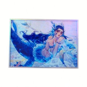 Tablero Shikishi de Acrílico Personalizado con Papel Holográfico Doble Flash para Mercancía de Anime DIY - Product Image 5