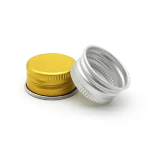 Wholesales Metal Threaded Lid 18mm 24mm Aluminum Cap 28mm Aluminium Screw Caps