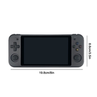 Console de jeu portable RG552, écran IPS 5,36 pouces, double système Android/Linux, prise EU, prise en charge FC, 16 Go, plus de 4000 jeux