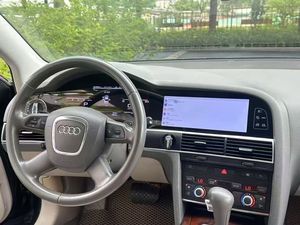 สำหรับ Audi A6L ปี 08-11 หน้าจอสัมผัสขนาด 12.3 นิ้ว และ 10.25 นิ้ว พร้อมระบบ GPS, CarPlay, Android Auto, แผงหน้าปัด และคอนโซลกลางแบบจอคู่ - Product Image 3