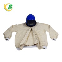 Nouveau casque de sablage Tongbao Blast Safety en ABS et toile, avec cape, capuche et chemise