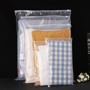 Recyclable Garment Clothes <b>Bag</b> Clothing Pvc Compostable Biodegradable Transparent Color Custom Dress Decorative Zipper - Product Image 5