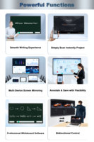 BIS certifié Smart TV en gros personnalisé double système tableau interactif tableau intelligent interactif tableau blanc intelligent interactif école