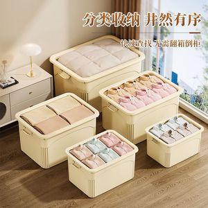 Clothing Organizer Rectangle 1000L Or More Solid Color <b>Storage</b> <b>Box</b> For Home And Dormitory - Product Image 2