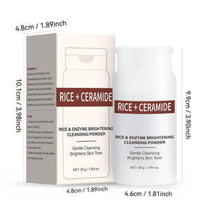 Limpia la piel y la mantiene hidratada. Leche limpiadora iluminadora con enzimas de arroz, 50g, empaque neutro. - Product Image 4