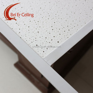 Acoustic tấm mịn kết cấu 600x1200 Acoustic sợi khoáng gạch Trần Nhà cung cấp - Product Image 5