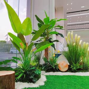 ต้นไม้เทียมสีเขียว, พื้นที่ในร่มบันได, ต้นไม้กระถาง, ต้นไม้เทียม, พืชภูมิทัศน์, ภูมิทัศน์ - Product Image 3