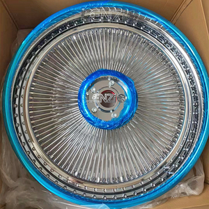 ล้อโครเมียมแบบซี่ลวด ขนาด 26 นิ้ว สองชิ้น พร้อมฝาครอบกลางแบบลอยตัว - Product Image 5