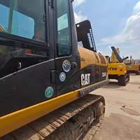 Excavatrice sur chenilles Caterpillar CAT 324D d'occasion, 24 tonnes, moteur d'origine, sans défaut, sans fuite d'huile, en stock, à vendre