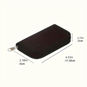 Túi đựng thẻ nhớ Hộp đựng thẻ đựng ví 22 khe cắm cho CF/SD/Micro SD/SDHC/MS/DS Phụ kiện trò chơi Hộp đựng thẻ nhớ - Product Image 2
