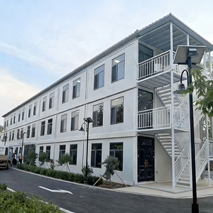 Maison conteneur détachable, hôtel portable, maison préfabriquée modulaire, appartement, dortoir du personnel, chantier de construction, villa, maison mobile - Product Image 2