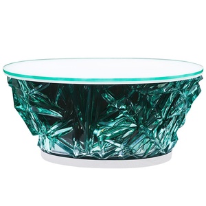 Mostrador de Recepción de Hotel de Diseño Artístico de Fibra de Vidrio Transparente de Alta Gama, Origen Guangdong, Mostrador de Bienvenida para Empresas, Mostrador de Consultas - Product Image 5