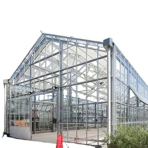 农用聚碳酸酯板四季温室，钢架结构温室价格