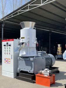 Machine à granulés de <span class=keywords><strong>bois</strong></span> biomasse Minglun 100-200 kg/h avec moteur et engrenages, moteur 37 kW 380 V/415 V pour presser divers matériaux - Product Image 5