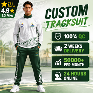 FQ Groothandel Op Maat Gemaakt Trainingspak Volledige Sublimatieprint Sportjas en -broek Voetbal Trainingspak Heren Joggingpak - Product Image 1