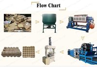 Línea de Producción Completa Totalmente Automática de Alta Velocidad para Moldeo de Pulpa de Papel, Bandejas de Huevos y Hormas de Papel