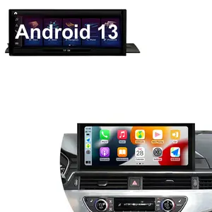 Fabrika fiyat kablosuz Carplay oto için Audi A4L A4 B9 A5 2016-2020 8G + 256G 8 çekirdek Android13 araba navigasyon merkezi multimedya