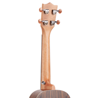Madera de Cenicero laminada hecha en fábrica de China de alta calidad con ukelele de concierto Binding23 pulgadas de hueso de pescado