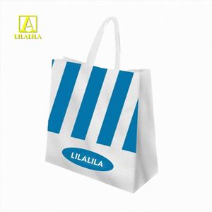 Wholesale Portable Polypropylene Grocery Bag Reusable Non Woven Shopping Tote Bag with Custom <b>Printed</b> Logo - Product Image 3