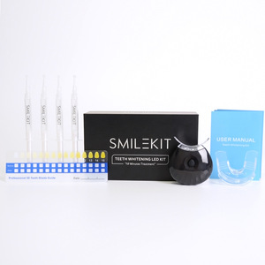 Kit de blanchiment dentaire, Ensemble de blanchiment des dents, Kit de blanchiment avec minuteur et lampe LED - Product Image 1