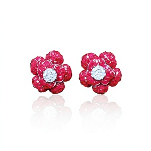 Nuevos Pendientes de Plata S925 con Diseño de Flor para Mujer, Joyería de Lujo Ligero, Exquisita y de Alta Calidad para Propuesta de Matrimonio, Venta al Por Mayor - Product Image 3